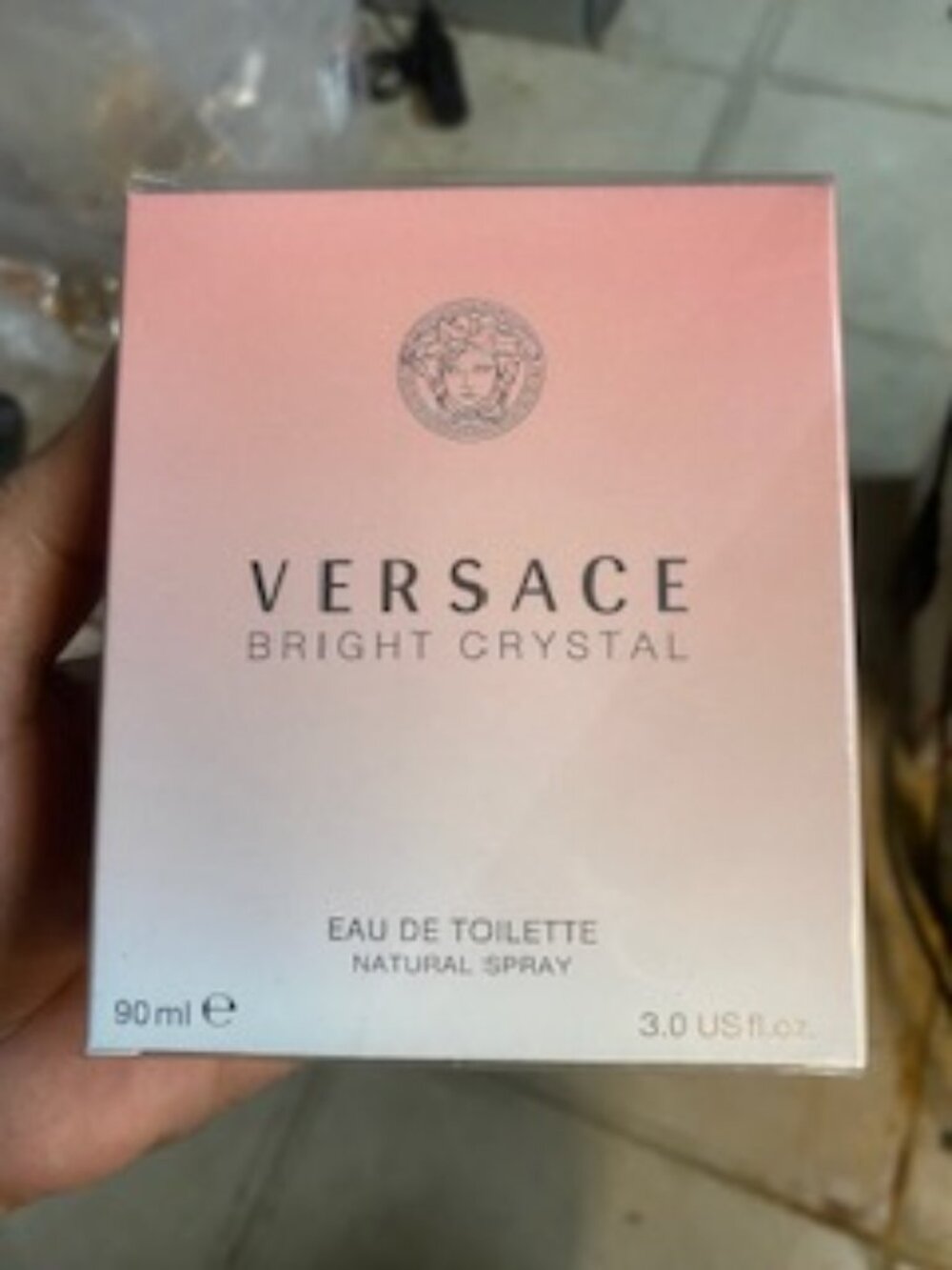 Versace Bright Crystal Eau de Toilette 3.0 fl oz Regular Size Spray
